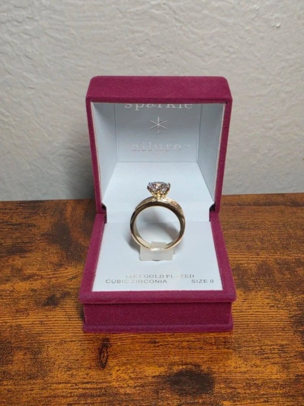 Sparkle Allure 14kt Gold Plated Ring